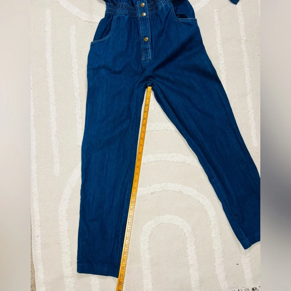 Dreams Vintage 1980’s Denim Jumpsuit | Size M | 100% Cotton - Picture 15 of 16